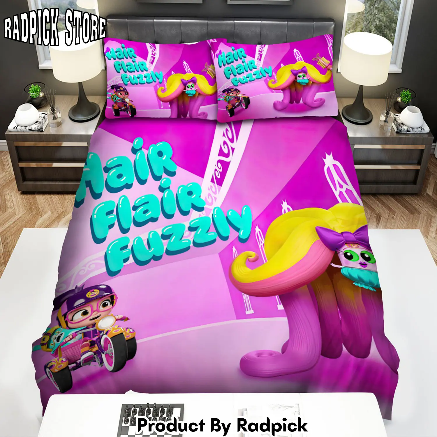 Radpick abby hatcher episode hair flair fuzzly bed sheets spread duvet cover bedding sets rp3278915